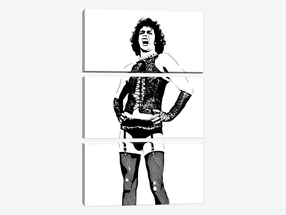 The Rocky Horror Picture Show - Tim Curry by Dropkick Art 3-piece Canvas Art Print