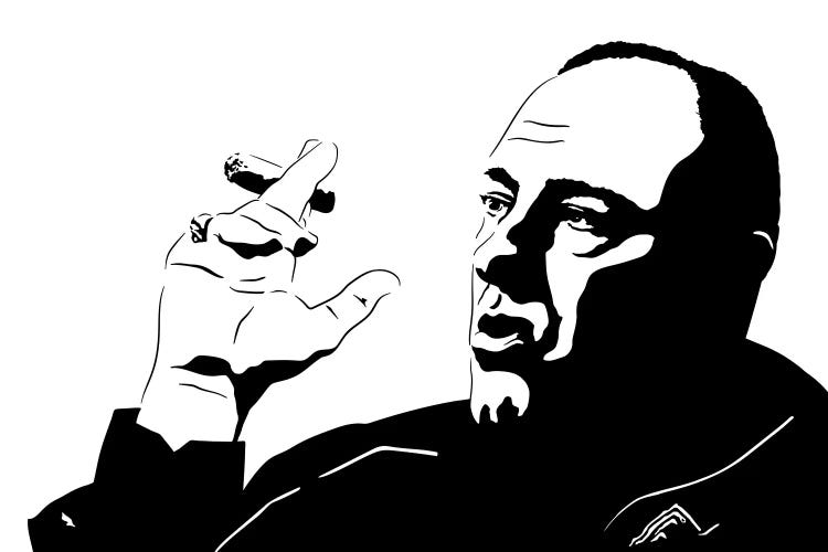 Tony Soprano by Dropkick Art wall art