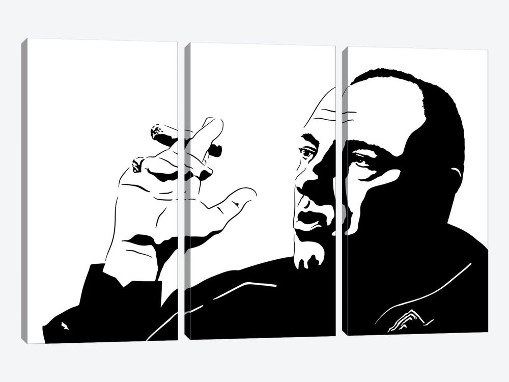 Tony Soprano by Dropkick Art 3-piece Art Print