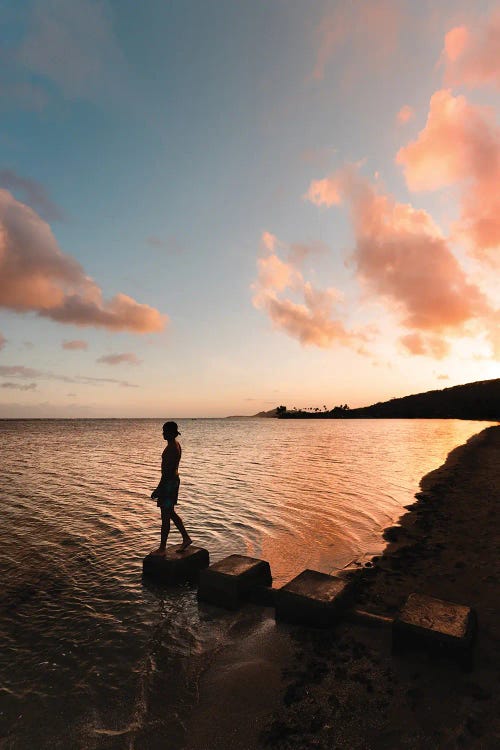 Sunset Stepping Stones