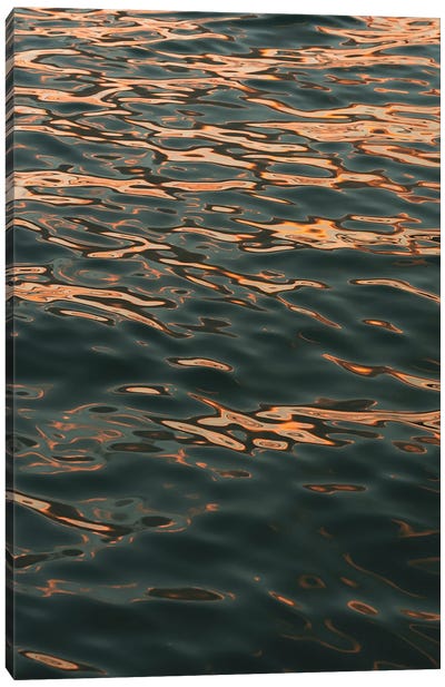 Golden Hour Water Canvas Art Print - Daniel Keating