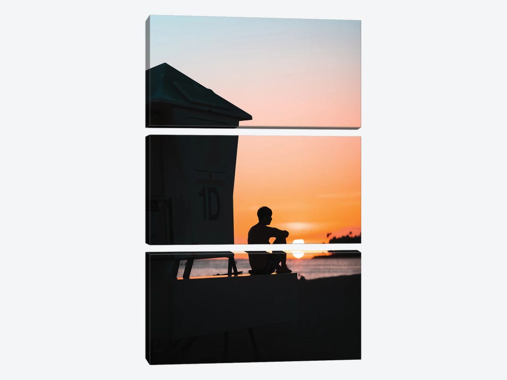 Sunset Chill by Daniel Keating 3-piece Canvas Art Print