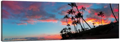 Sunset Panoramic Canvas Art Print - Daniel Keating