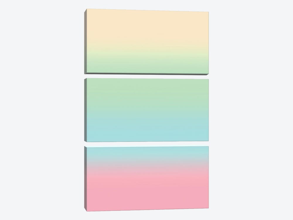 Highlighter Vibes by Daniel Keating 3-piece Canvas Artwork