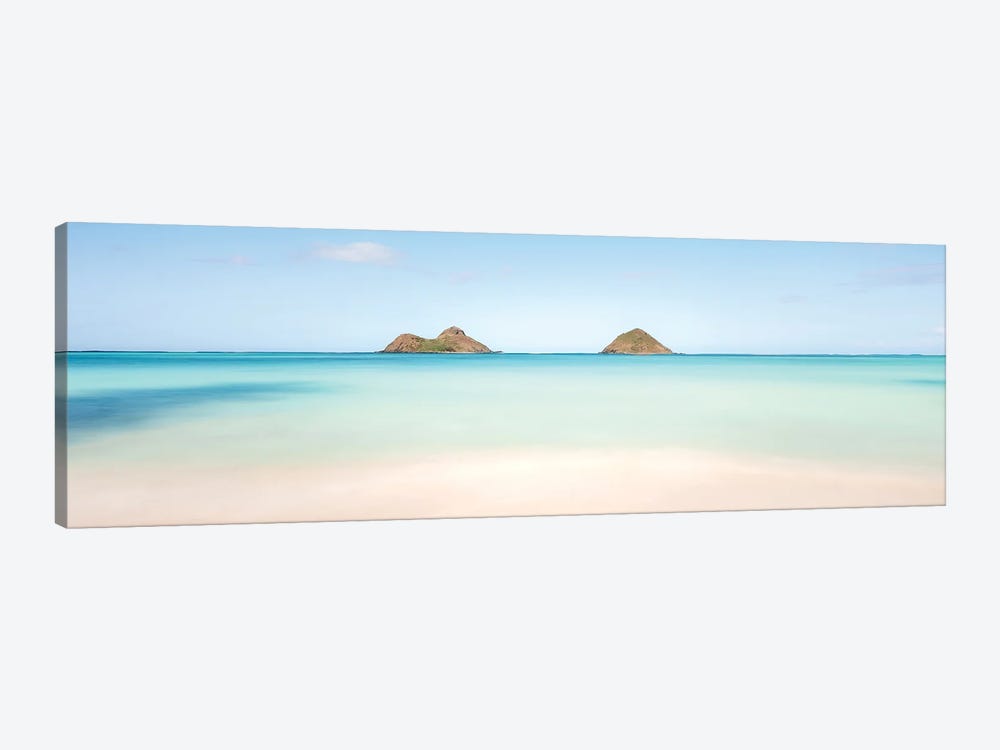 Lanikai Beach - Paradise - Panorama by Daniel Keating 1-piece Canvas Art