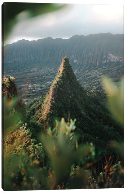 Three Peaks Oahu Canvas Art Print - Daniel Keating