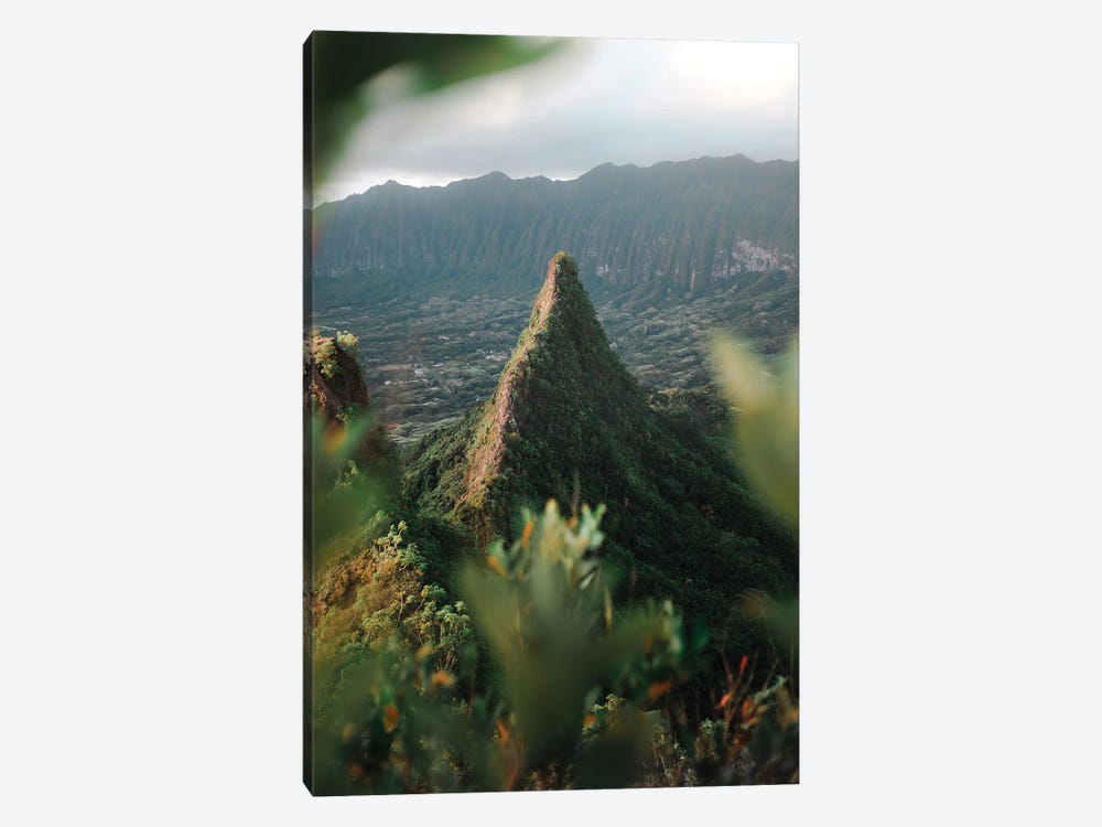 Three Peaks Oahu by Daniel Keating 1-piece Canvas Print