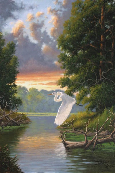 Cabin & Lodge Décor: Evening Descending by Derk Hansen