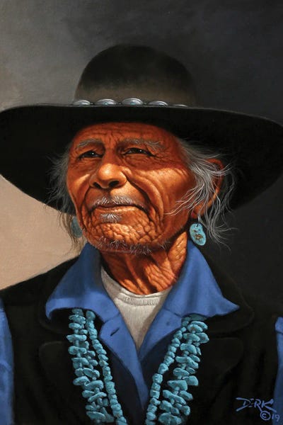 Eyes Of Wisdom by Derk Hansen canvas print