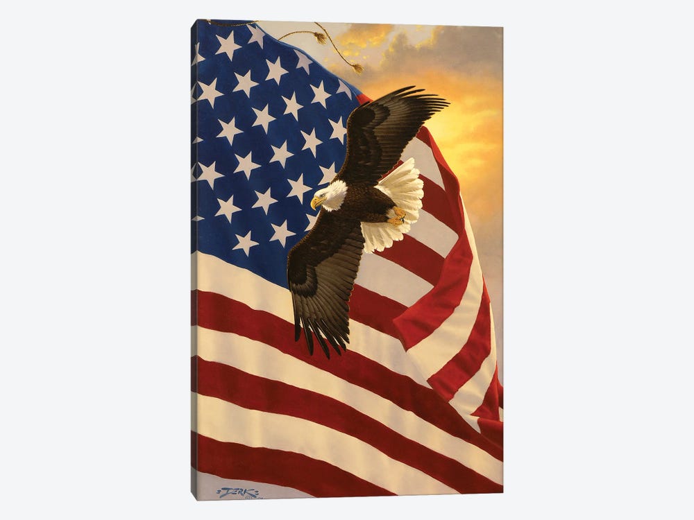 For God And Country by Derk Hansen 1-piece Canvas Print