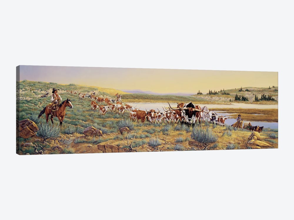 Montana Bound by Derk Hansen 1-piece Canvas Wall Art