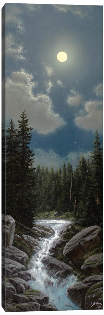 Moonlight Serenade Canvas Art Print - Western Décor