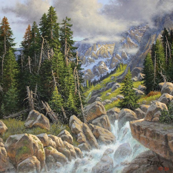 Home On The Range: Mountain Solitude by Derk Hansen