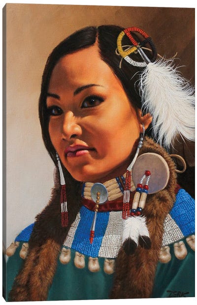 Native Pride Canvas Art Print - Derk Hansen
