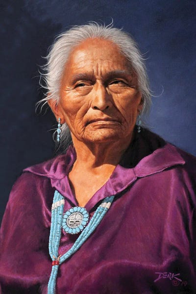 Indigenous & Native American Culture: The Matriarch by Derk Hansen