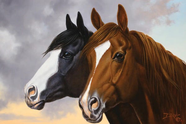 Rustic Décor: Brothers Of The Wind by Derk Hansen