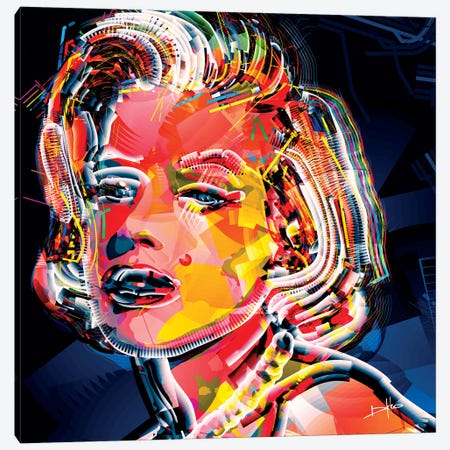 Marilyn II Canvas Print #DKK10} by Darkko Canvas Artwork