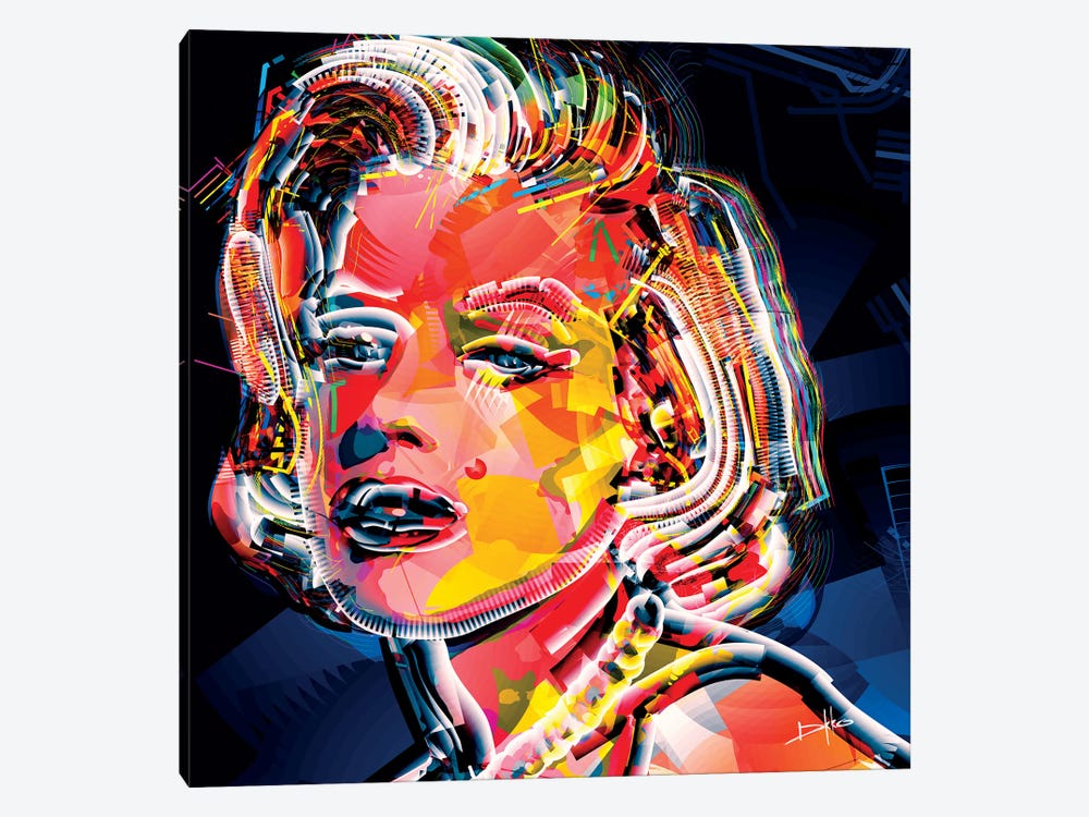 Marilyn II by Darkko 1-piece Canvas Wall Art