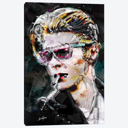David Bowie Canvas Print #DKK27} by Darkko Canvas Artwork