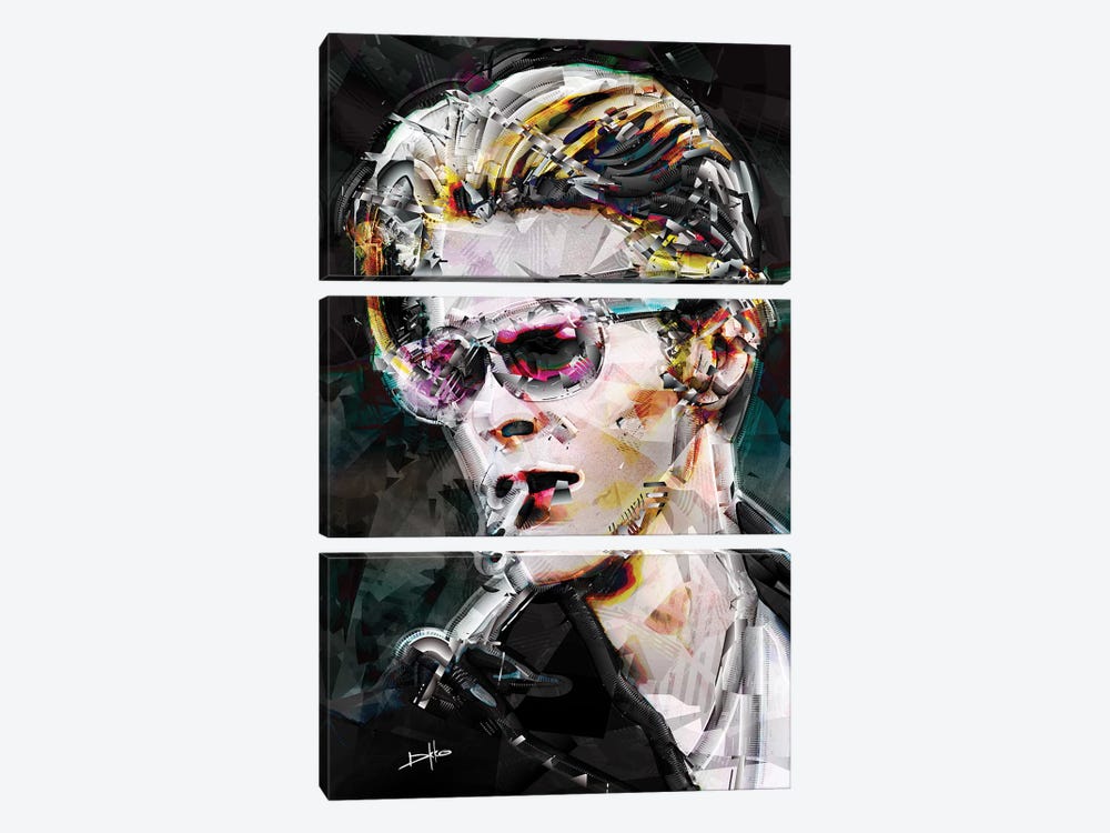 David Bowie by Darkko 3-piece Canvas Artwork