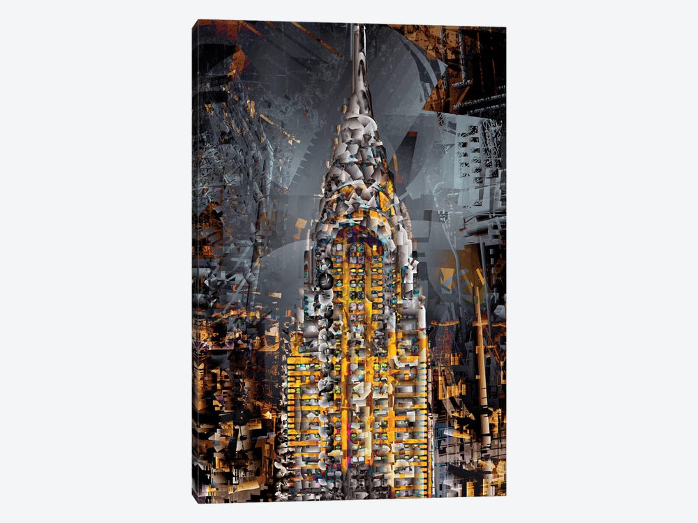 Chrysler Tower by Darkko 1-piece Canvas Print