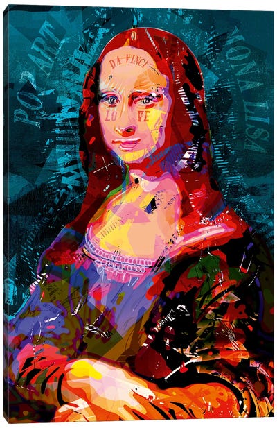 Mona Lisa Canvas Art Print - Darkko