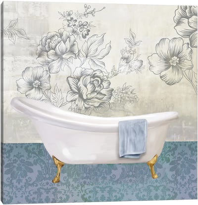 Garden Bath II Canvas Art Print - Drako Fontaine