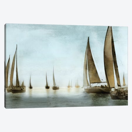 Golden Sails Canvas Print #DKO16} by Drako Fontaine Art Print
