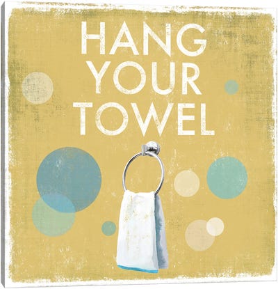Hang Your Towel Canvas Art Print - Drako Fontaine