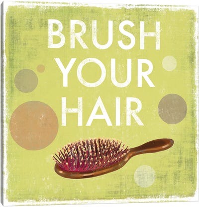 Brush Your Hair Canvas Art Print - Drako Fontaine