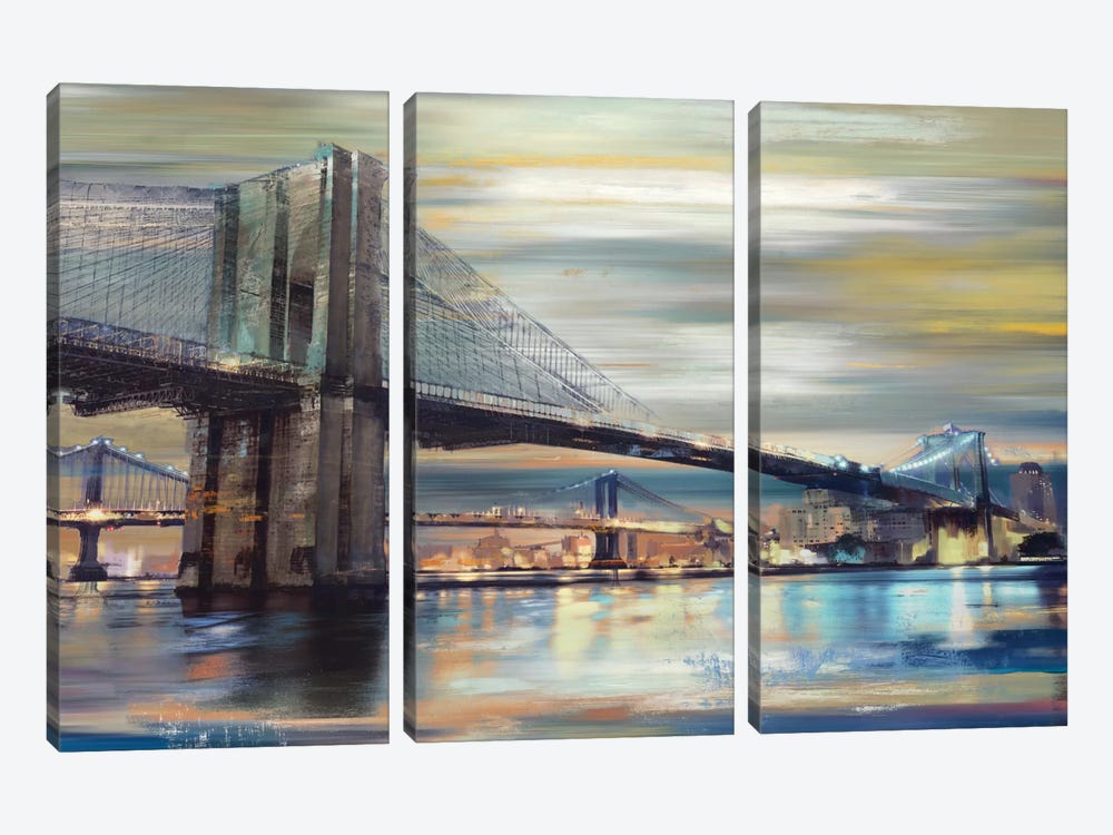 Twilight Crossing by Drako Fontaine 3-piece Canvas Artwork