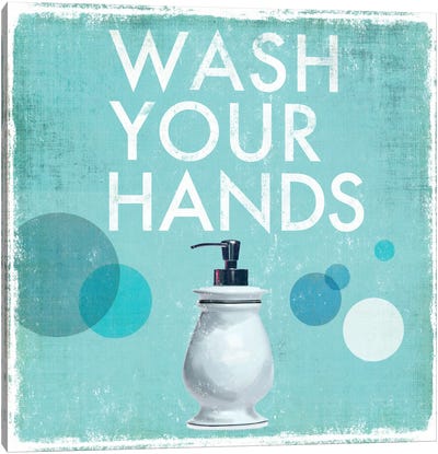 Wash Your Hands Canvas Art Print - Drako Fontaine