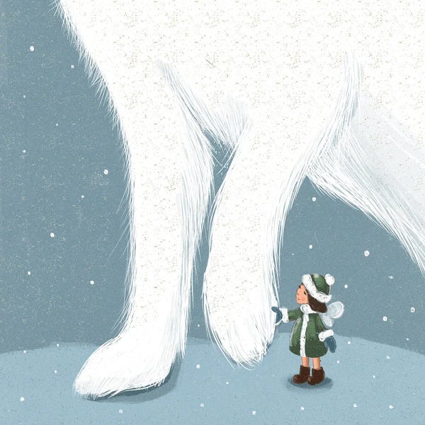 Winter Wonderland: Fairy And Her New Friend by Dasha Kryukova