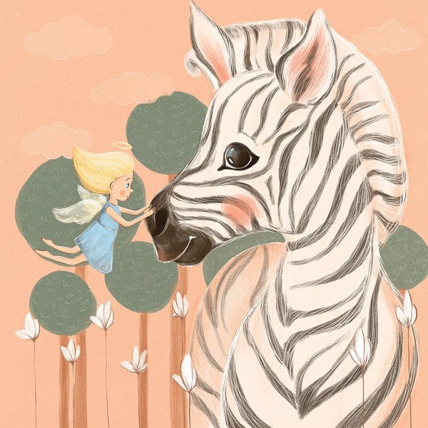 Zebras: Fairytale by Dasha Kryukova