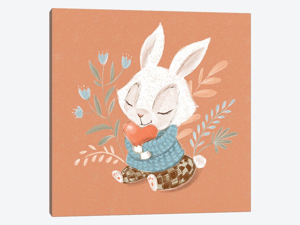 Bunny by Dasha Kryukova 1-piece Canvas Print