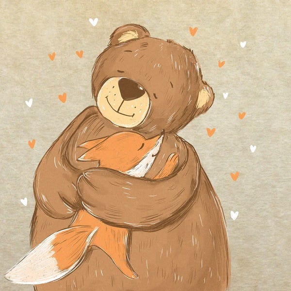 Brown Bears: Warm Hugs by Dasha Kryukova
