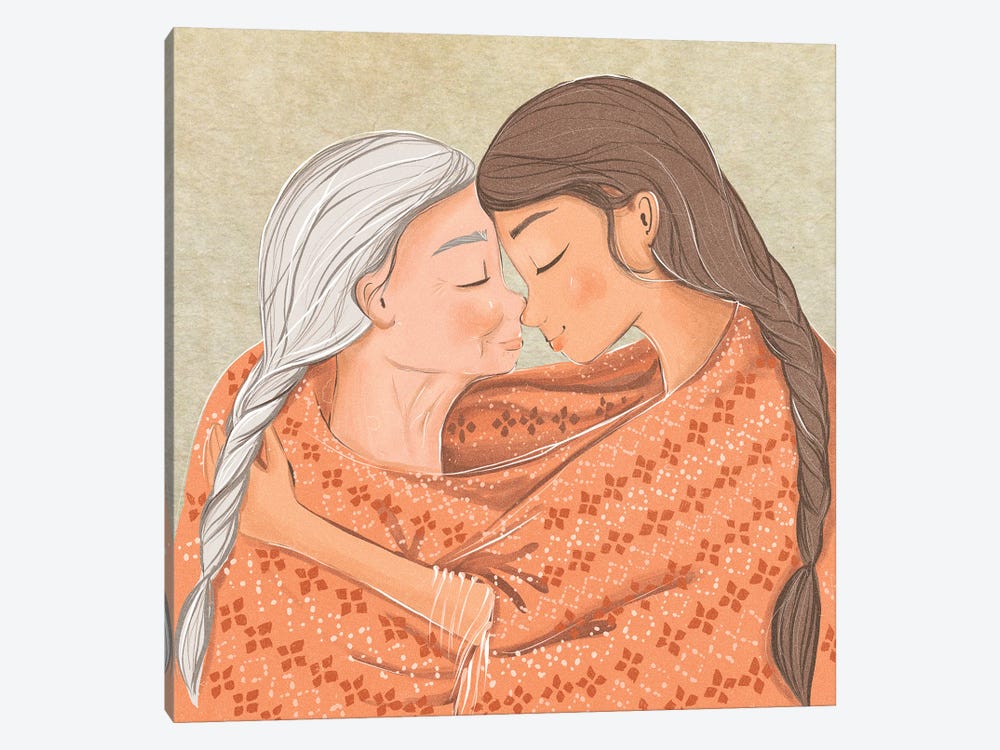 The Warmth Of The Heart by Dasha Kryukova 1-piece Canvas Print