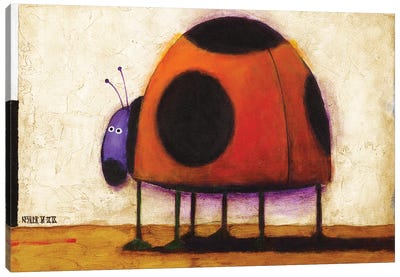 Ladybug Canvas Art Print - Daniel Patrick Kessler