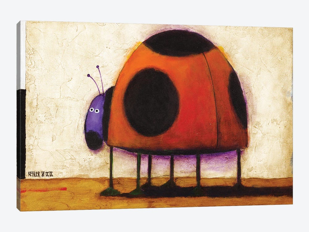 Ladybug by Daniel Patrick Kessler 1-piece Canvas Art Print