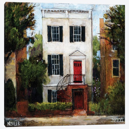 The Sousa House, Capitol Hill Canvas Print #DKS33} by Daniel Patrick Kessler Canvas Art