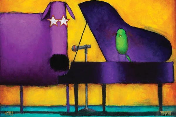 Microphones: Piano Glam Dog by Daniel Patrick Kessler