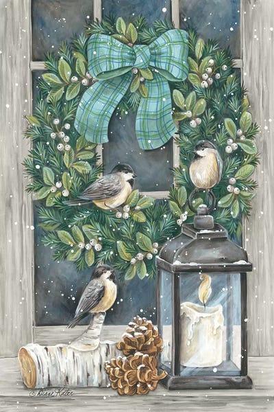 Rustic Winter: Winter Wreath by Diane Kater