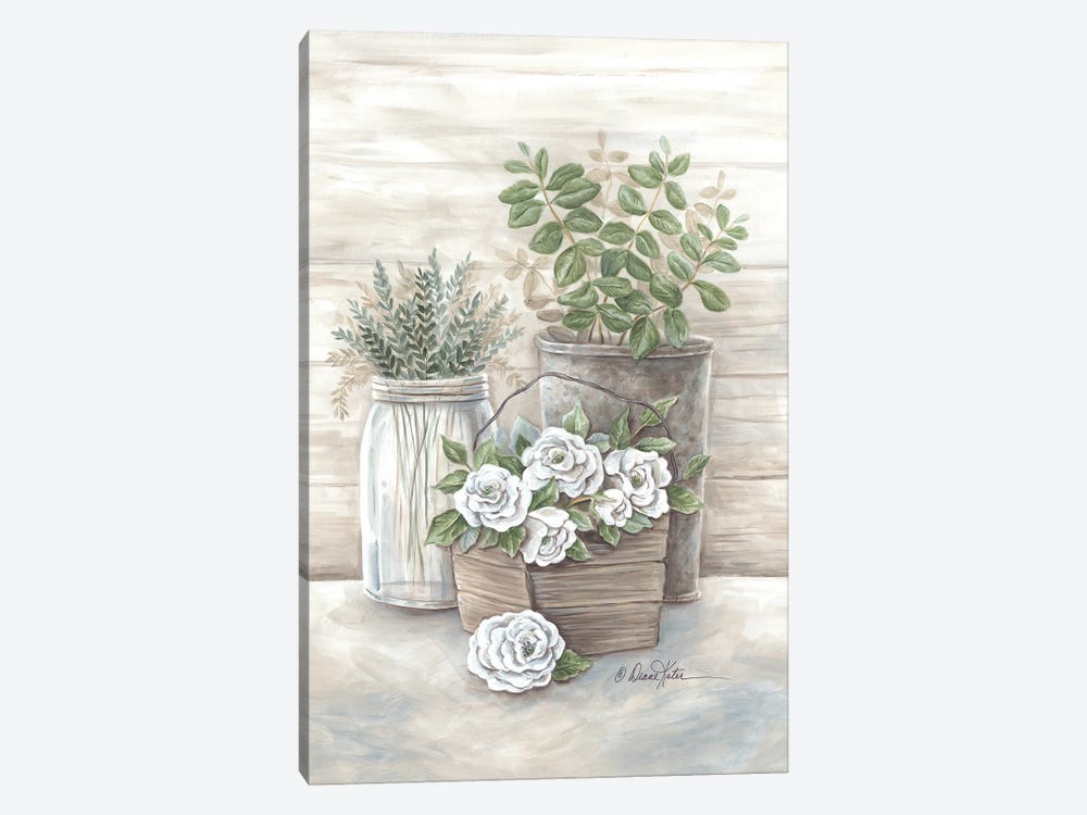 Rose Botanical by Diane Kater 1-piece Canvas Art Print