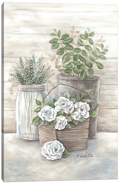 Rose Botanical Canvas Art Print