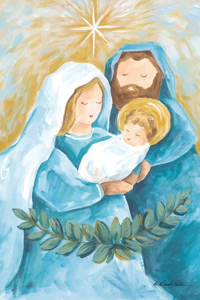 The Holy Family by Diane Kater metal wall art
