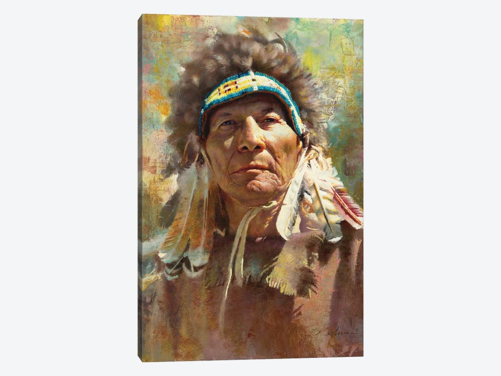 Chief by David Edward Kucera 1-piece Canvas Wall Art