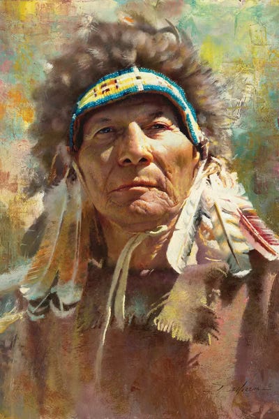 Native American Décor: Chief by David Edward Kucera