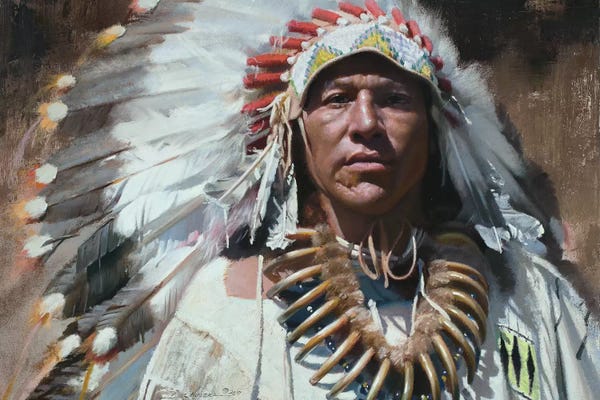 Native American Décor: Commander And Chief by David Edward Kucera
