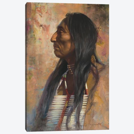 Dakota Native Canvas Print #DKU24} by David Edward Kucera Canvas Wall Art