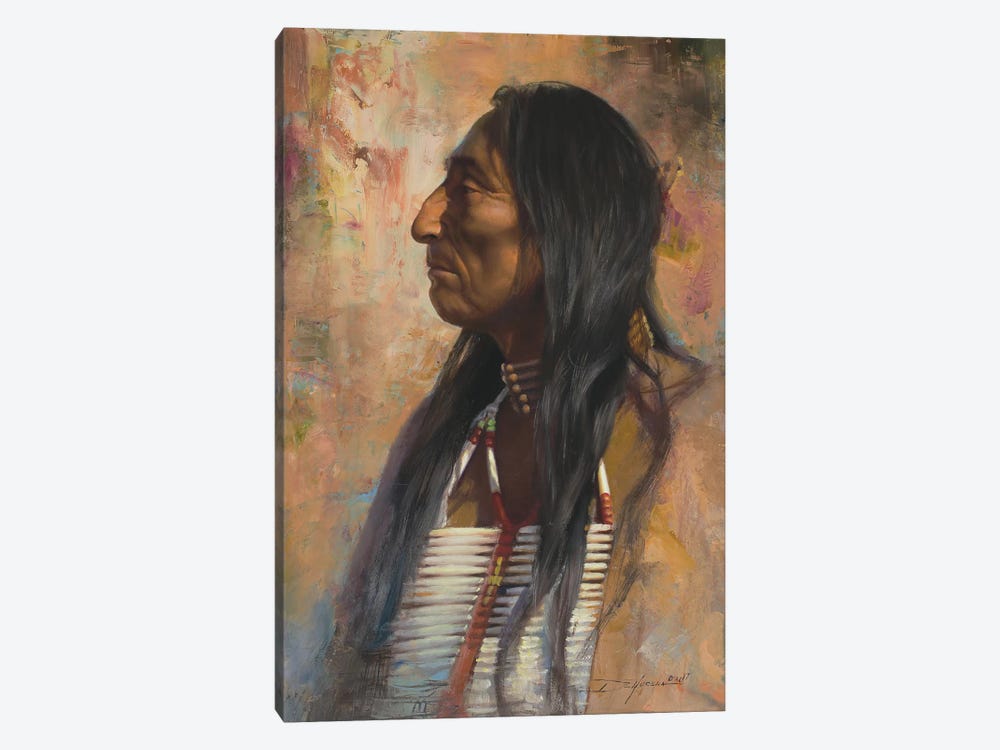 Dakota Native by David Edward Kucera 1-piece Canvas Art Print